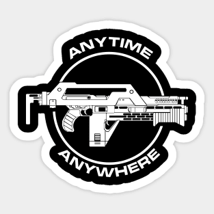 Aliens: Pulse Rifle - Anytime Anywhere Sticker